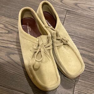 Clarks Taupe Wallabee’s